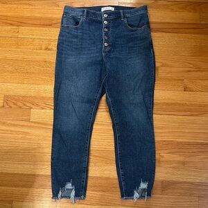 Abercrombie & Fitch Super Skinny Ankle High Rise Jeans- Size 12 Short